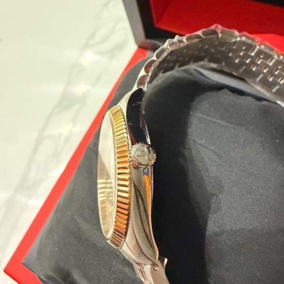 Tissot Silver and Gold Men's Watch - Picture 5 of 9